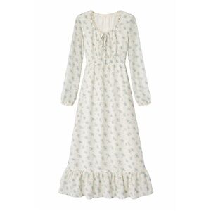 Vintage Floral Prairie Maxi Dress